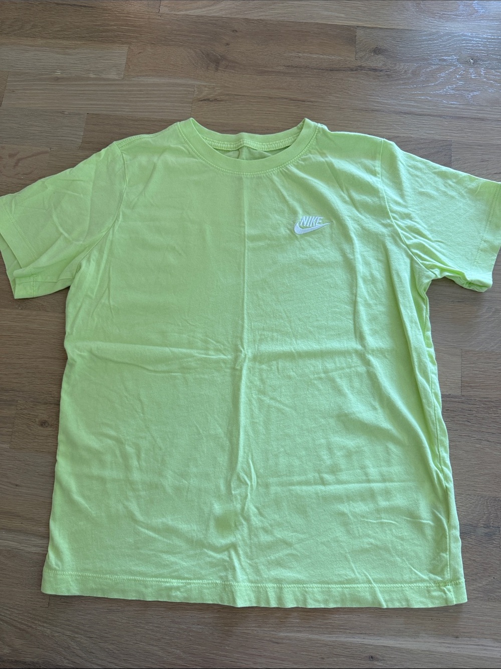 Nike Short-Sleeve Neon Yellow Logo Tee